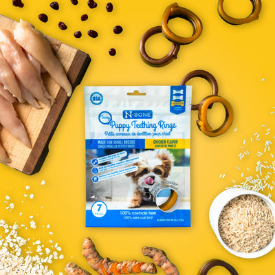 N-Bone® Teeny Puppy Teething Rings