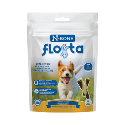 N-Bone Flossta Dual-Action Dental Chews