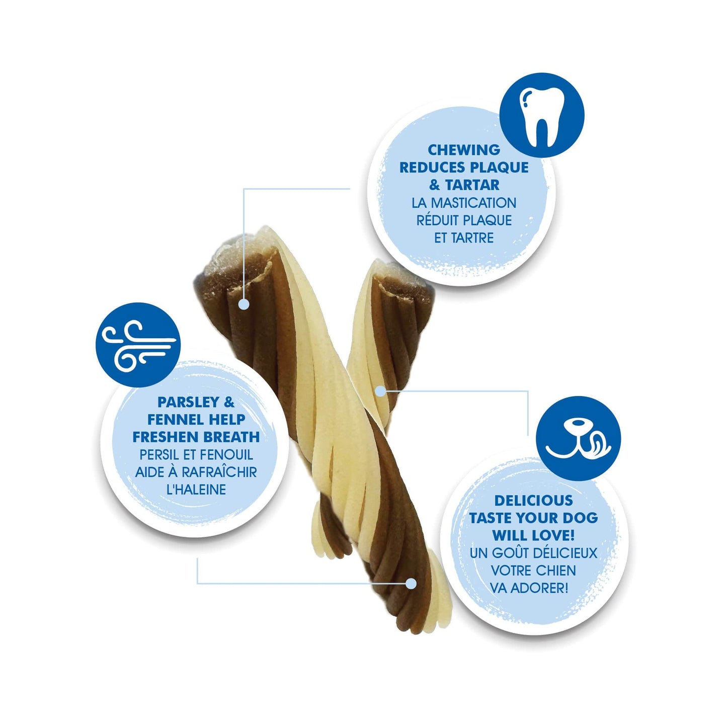 N-Bone Flossta Dual-Action Dental Chews