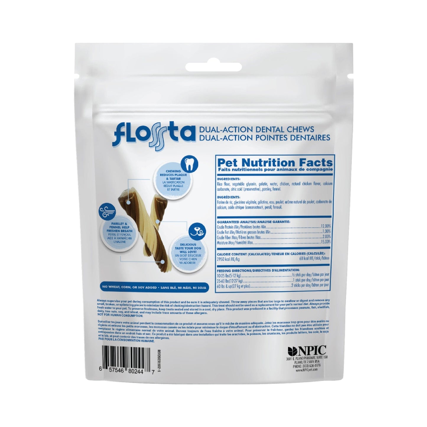 N-Bone Flossta Dual-Action Dental Chews