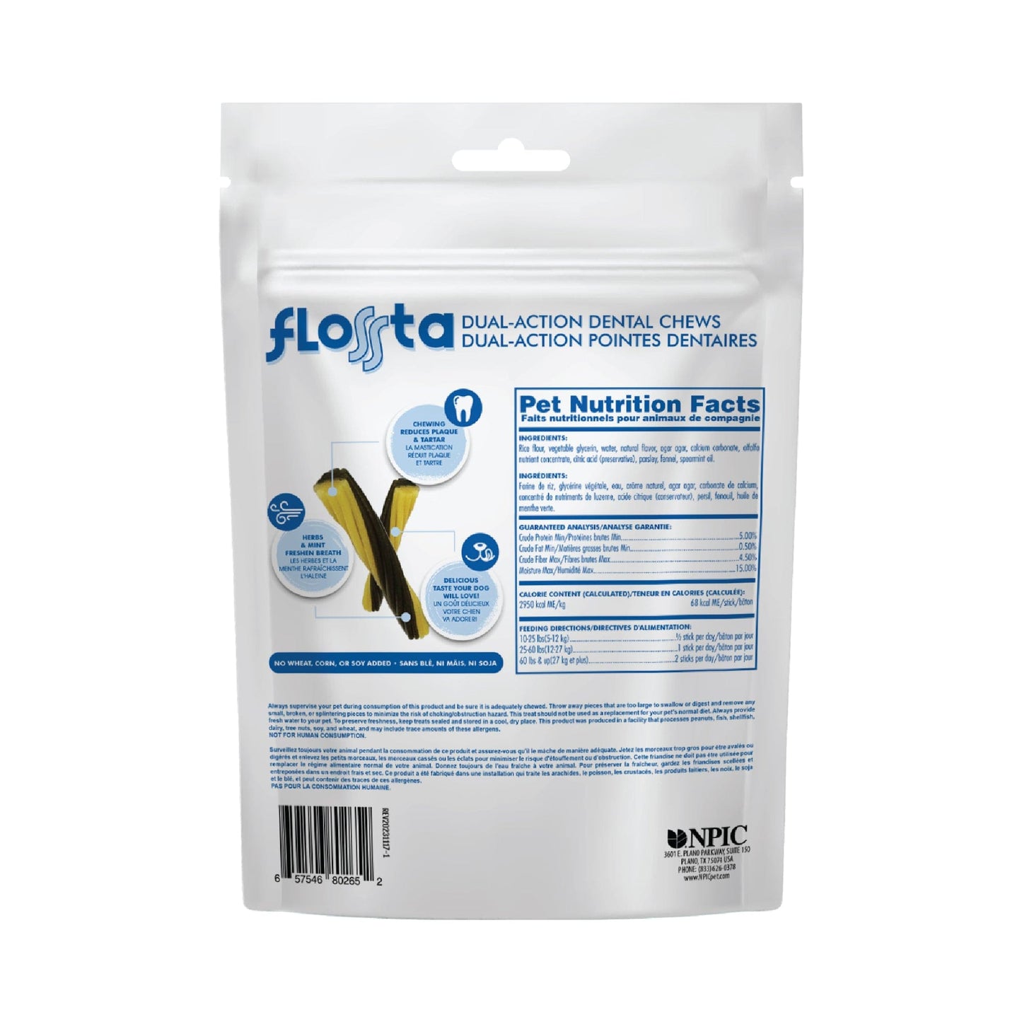 N-Bone Flossta Dual-Action Dental Chews