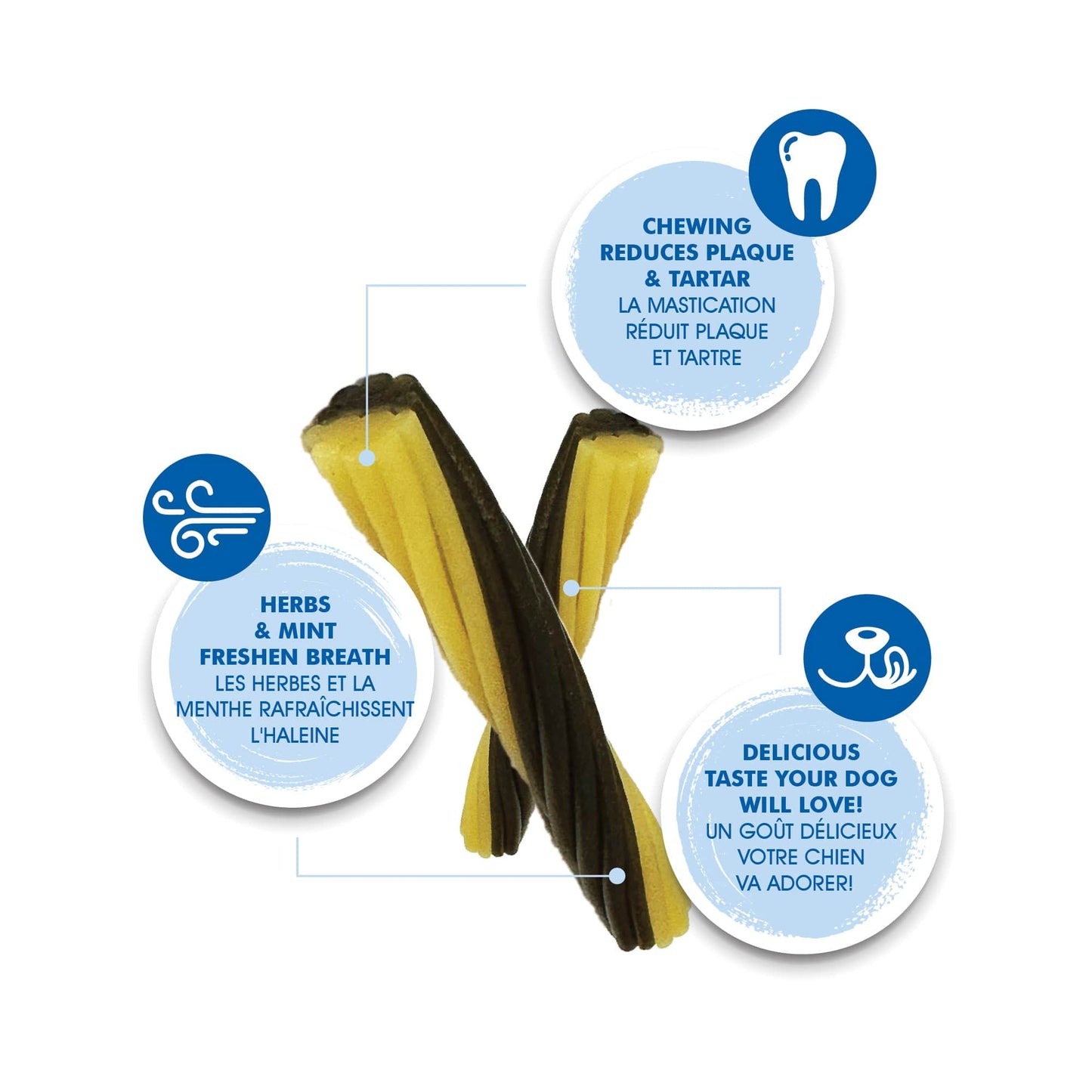 N-Bone Flossta Dual-Action Dental Chews
