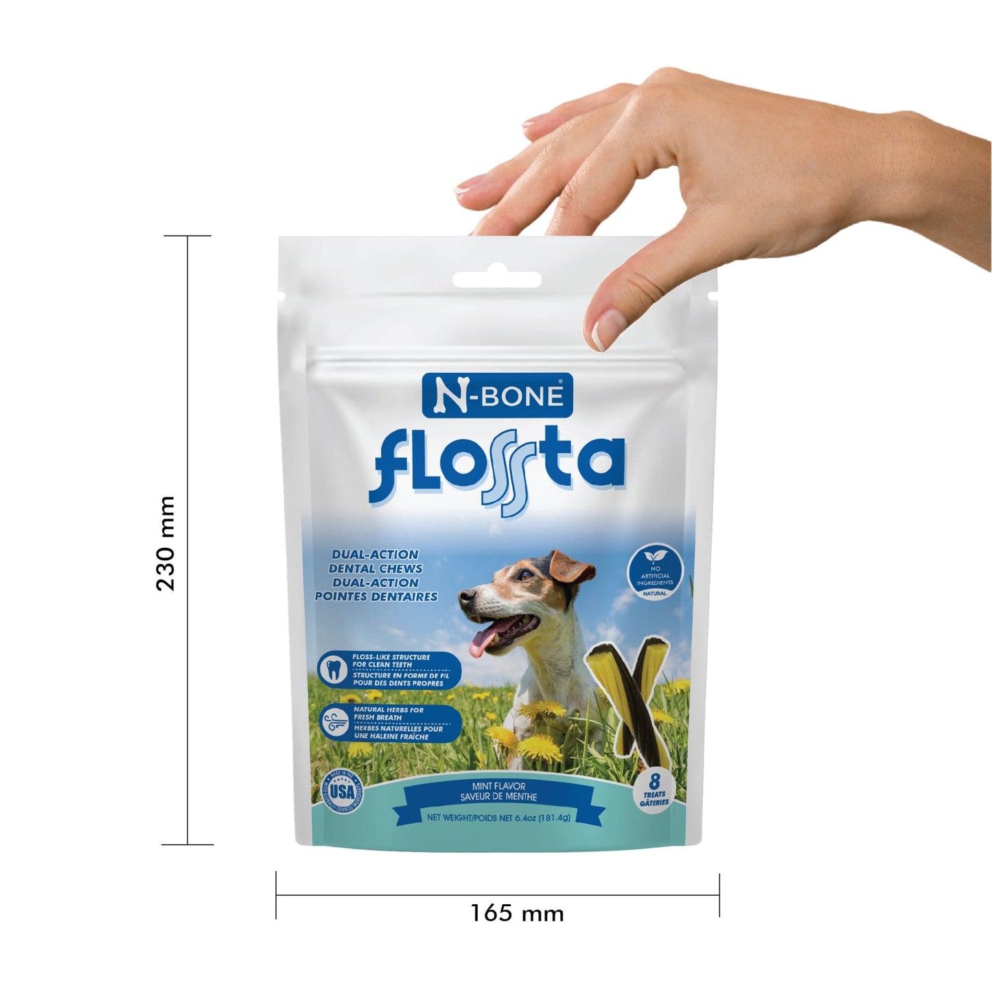 N-Bone Flossta Dual-Action Dental Chews