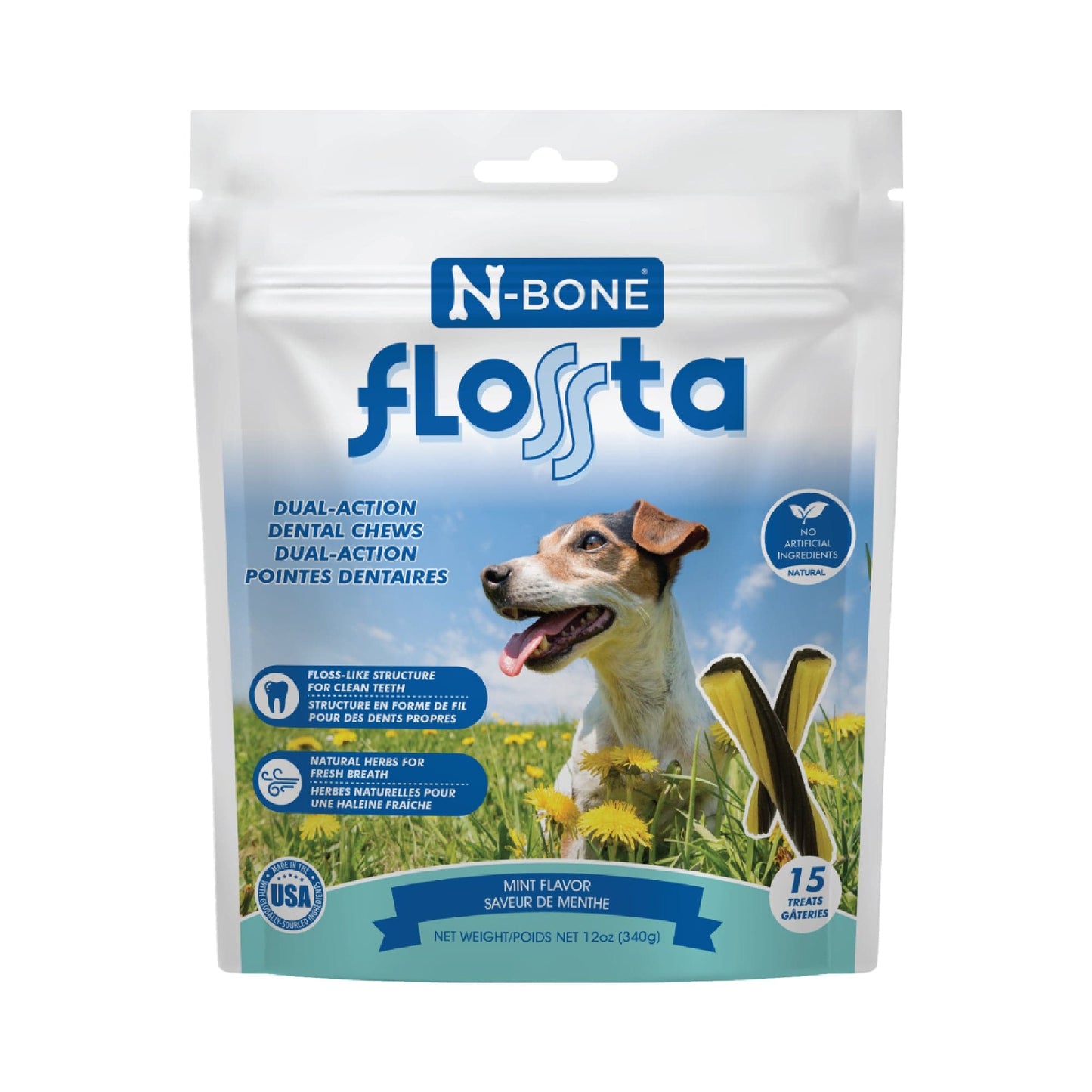 N-Bone Flossta Dual-Action Dental Chews