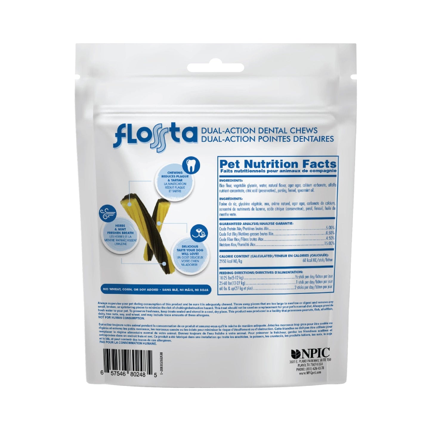 N-Bone Flossta Dual-Action Dental Chews