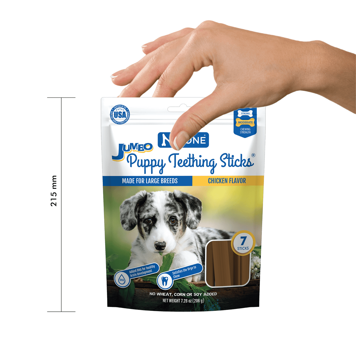 N-Bone® Jumbo Puppy Teething Sticks Chicken Flavor