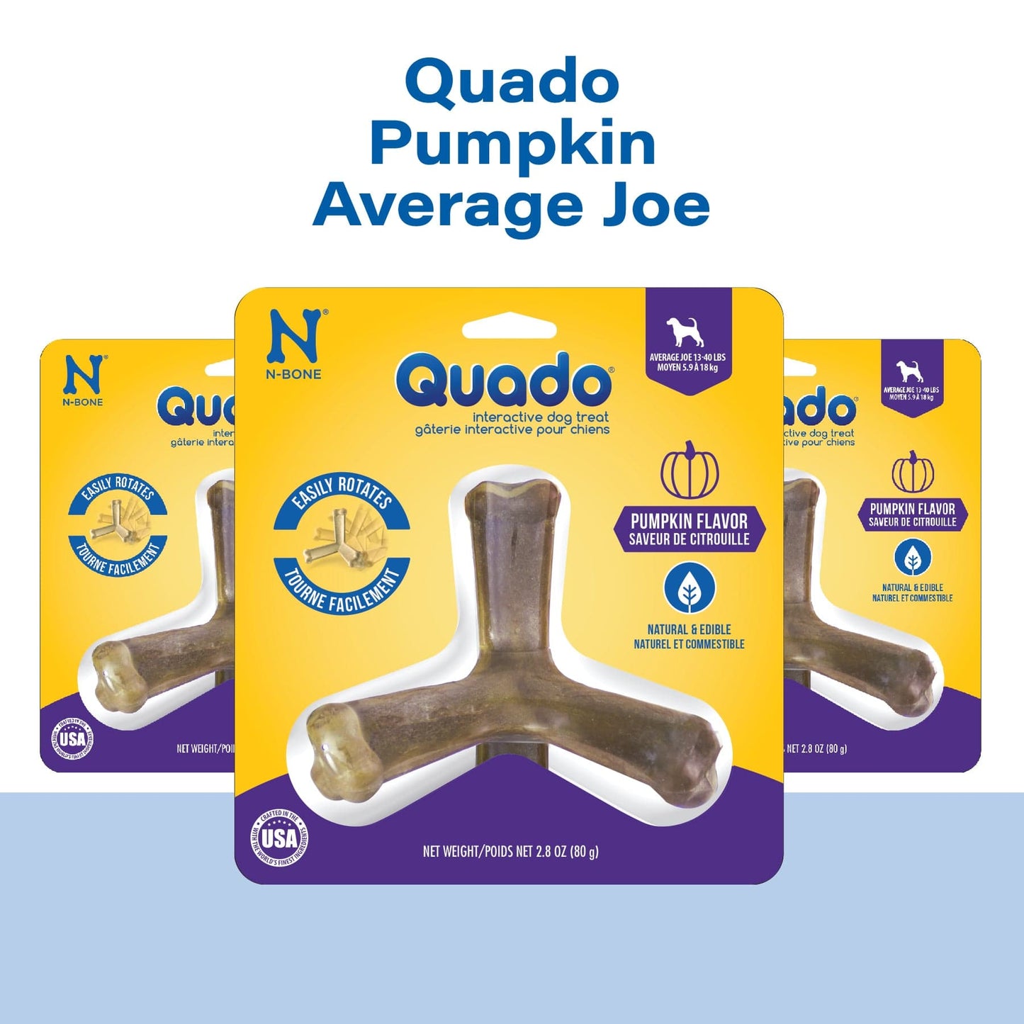 N-Bone® Quado® Interactive Bone Pumpkin Flavor